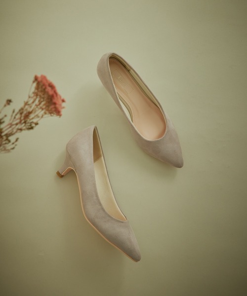 Juze(ジュゼ)の「【抗菌・防臭】【WEB限定6cmヒール】5cmヒールパンプス(パンプス・レディース・ブラック/グレー/ライトグレー/ベージュ/ブラック系その他/ベージュ系その他/カーキ/オリーブ・22.5cm/23.0cm/23.5cm/24.0cm/24.5cm/25.0cm)」の3枚目の写真