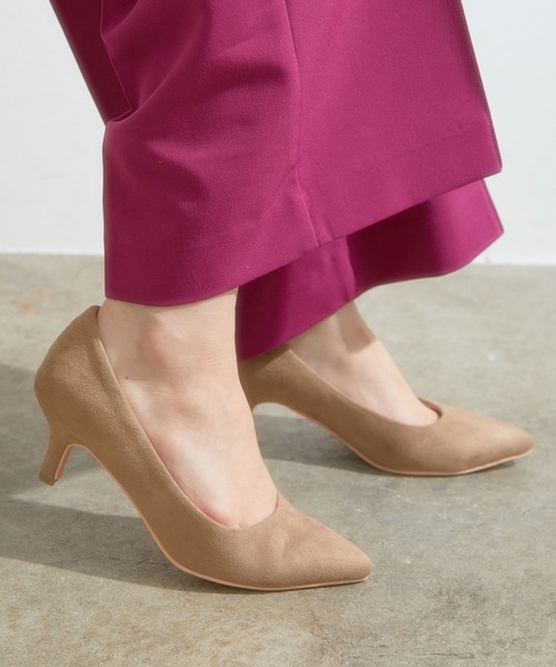 Juze(ジュゼ)の「【抗菌・防臭】【WEB限定6cmヒール】5cmヒールパンプス(パンプス・レディース・ブラック/グレー/ライトグレー/ベージュ/ブラック系その他/ベージュ系その他/カーキ/オリーブ・22.5cm/23.0cm/23.5cm/24.0cm/24.5cm/25.0cm)」の15枚目の写真