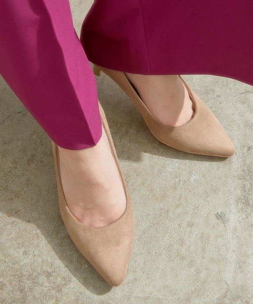 Juze(ジュゼ)の「【抗菌・防臭】【WEB限定6cmヒール】5cmヒールパンプス(パンプス・レディース・ブラック/グレー/ライトグレー/ベージュ/ブラック系その他/ベージュ系その他/カーキ/オリーブ・22.5cm/23.0cm/23.5cm/24.0cm/24.5cm/25.0cm)」の14枚目の写真