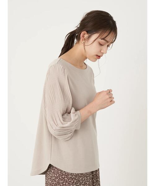 earth music&ecology(アースミュージックアンドエコロジー)の「マジョリカスリーブプルオーバー *(Tシャツ/カットソー・レディース・ブラック/ブラウン/オフホワイト/ミント/ラベンダー/ライトベージュ・FREE)」の17枚目の写真