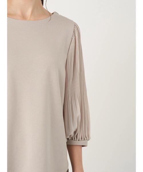 earth music&ecology(アースミュージックアンドエコロジー)の「マジョリカスリーブプルオーバー *(Tシャツ/カットソー・レディース・ブラック/ブラウン/オフホワイト/ミント/ラベンダー/ライトベージュ・FREE)」の20枚目の写真