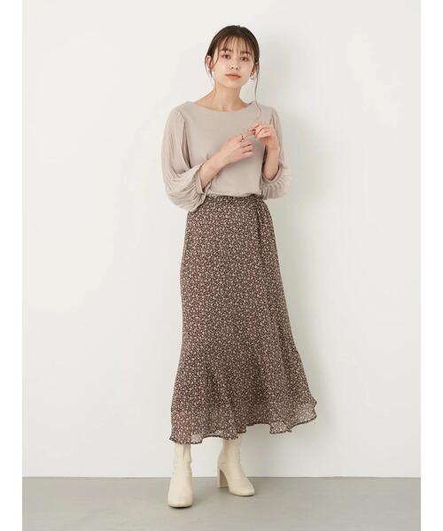 earth music&ecology(アースミュージックアンドエコロジー)の「マジョリカスリーブプルオーバー *(Tシャツ/カットソー・レディース・ブラック/ブラウン/オフホワイト/ミント/ラベンダー/ライトベージュ・FREE)」の18枚目の写真