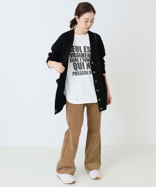 SLOBE IENA（スローブイエナ）の「ストレッチコールスリムフレアパンツ【洗濯機使用可能】◆（その他パンツ・レディース・グレー/サックスブルー/キャメル・38/36）」の13枚目の写真