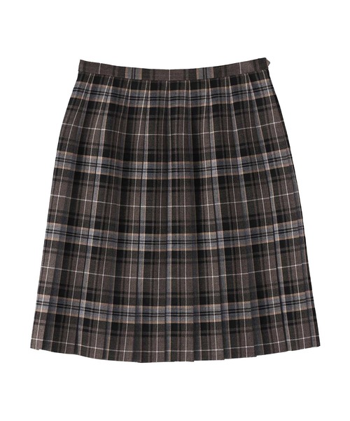 スカート チェック 20本 プリーツ（48cm丈）制服 高校生 中学生 スクール JK