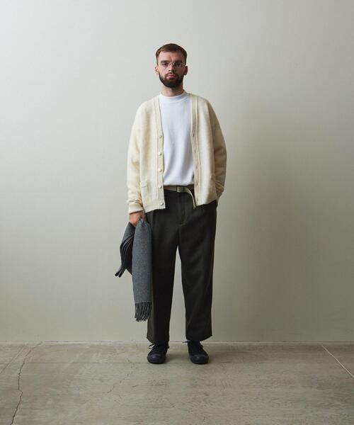 Steven Alan(スティーブンアラン)の「<Steven Alan> SHET SHAGY CARDIGAN-LOOSE/カーディガン(カーディガン/ボレロ・メンズ・ダークグリーン/オフホワイト/ダークグレー・L/M/S/XL)」の6枚目の写真