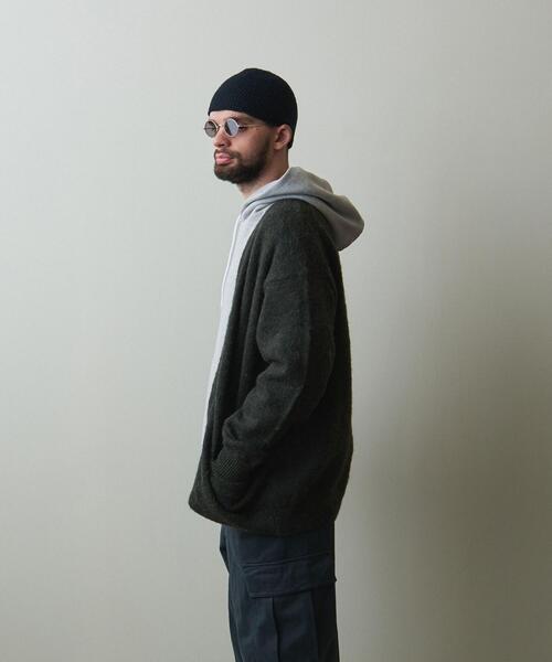 Steven Alan(スティーブンアラン)の「<Steven Alan> SHET SHAGY CARDIGAN-LOOSE/カーディガン(カーディガン/ボレロ・メンズ・ダークグリーン/オフホワイト/ダークグレー・L/M/S/XL)」の13枚目の写真