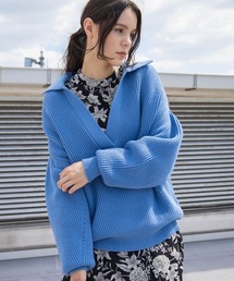 K2551 コットン畦スキッパー