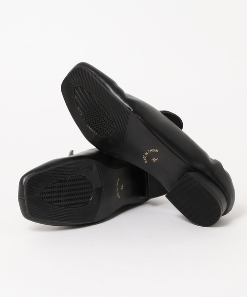 Noubel Voug Relax(ヌーベルヴォーグリラックス)の「スクエアトゥ ローヒール オペラシューズ(パンプス・レディース・ブラック・S/M/L/LL/3L)」の8枚目の写真