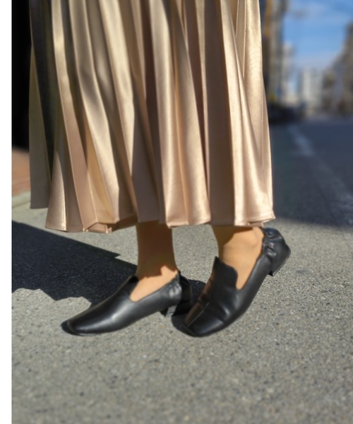 Noubel Voug Relax(ヌーベルヴォーグリラックス)の「スクエアトゥ ローヒール オペラシューズ(パンプス・レディース・ブラック・S/M/L/LL/3L)」の13枚目の写真