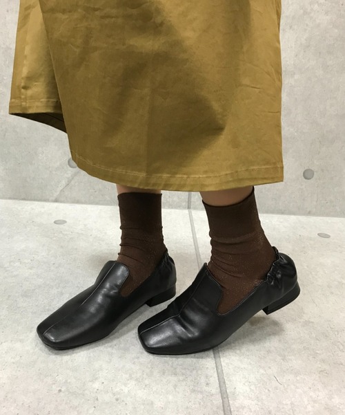 Noubel Voug Relax(ヌーベルヴォーグリラックス)の「スクエアトゥ ローヒール オペラシューズ(パンプス・レディース・ブラック・S/M/L/LL/3L)」の18枚目の写真