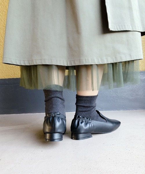 Noubel Voug Relax(ヌーベルヴォーグリラックス)の「スクエアトゥ ローヒール オペラシューズ(パンプス・レディース・ブラック・S/M/L/LL/3L)」の22枚目の写真