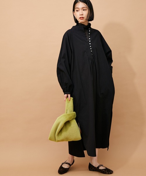 アウトレット店舗 Web限定 ボリュームスリーブボタンワンピース ワンピース Adam Et Rope アダムエロペ のファッション通販 Zozotown