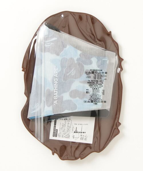 A BATHING APE（アベイシングエイプ）の「ABC CAMO MASK M（マスク・メンズ・ブルー/グリーン/ピンク・FREE）」の4枚目の写真