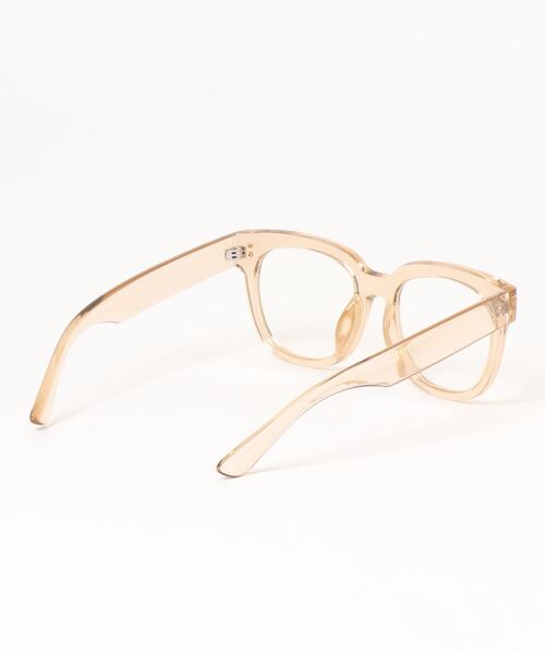 DONOBAN（ドノバン）の「ウェリントンフレーム伊達メガネ（メガネ・レディース・ベージュ系その他/ブラック・F）」の4枚目の写真