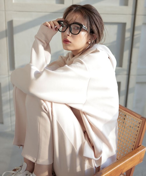 DONOBAN（ドノバン）の「ウェリントンフレーム伊達メガネ（メガネ・レディース・ベージュ系その他/ブラック・F）」の5枚目の写真