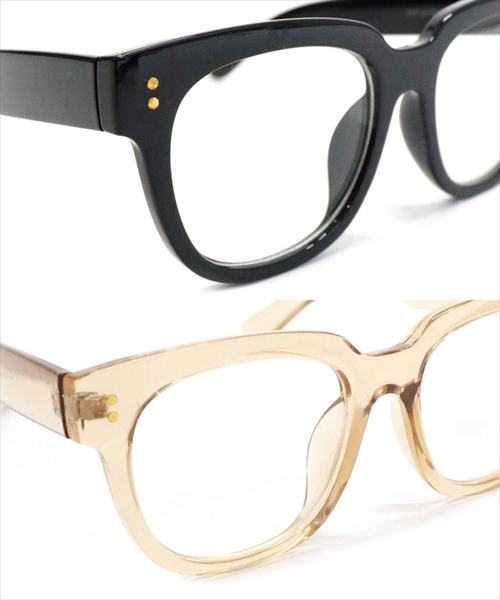 DONOBAN（ドノバン）の「ウェリントンフレーム伊達メガネ（メガネ・レディース・ベージュ系その他/ブラック・F）」の14枚目の写真