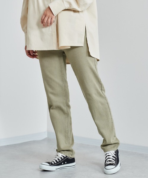 cepo(セポ)の「ビューティーストレッチストレート(デニムパンツ・レディース・ブルー系1/ネイビー/オリーブ・M/S)」の14枚目の写真