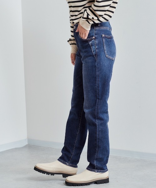 cepo(セポ)の「ビューティーストレッチストレート(デニムパンツ・レディース・ブルー系1/ネイビー/オリーブ・M/S)」の20枚目の写真