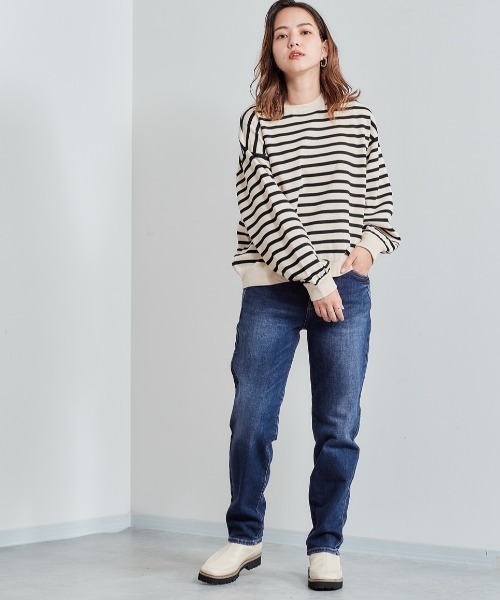 cepo(セポ)の「ビューティーストレッチストレート(デニムパンツ・レディース・ブルー系1/ネイビー/オリーブ・M/S)」の18枚目の写真