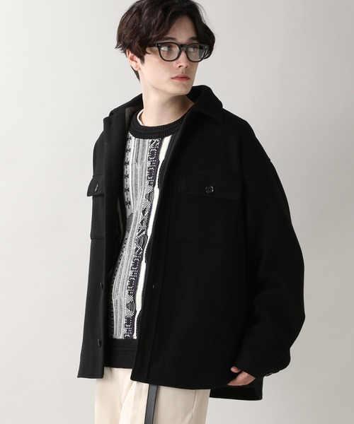 RAGEBLUE（レイジブルー）の「ケープメリノCPOジャケット/947228（ブルゾン・メンズ・ブラック/ブラウン/オフホワイト/ブルー/オリーブ・MEDIUM/LARGE）」の12枚目の写真