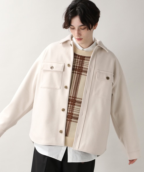 RAGEBLUE（レイジブルー）の「ケープメリノCPOジャケット/947228（ブルゾン・メンズ・ブラック/ブラウン/オフホワイト/ブルー/オリーブ・MEDIUM/LARGE）」の13枚目の写真