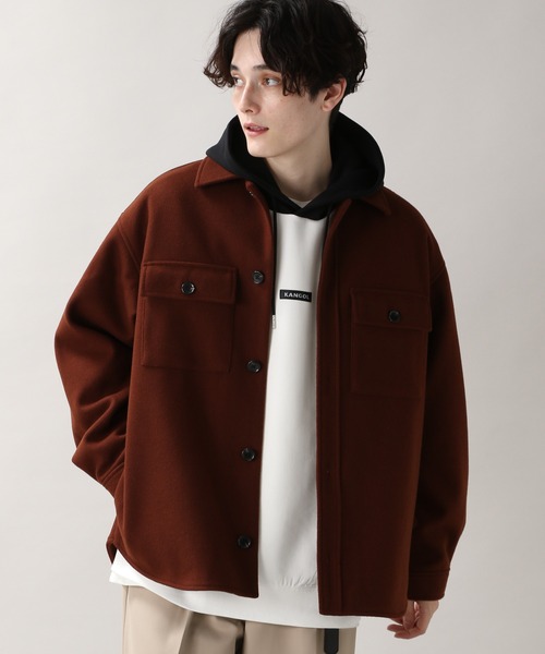 RAGEBLUE（レイジブルー）の「ケープメリノCPOジャケット/947228（ブルゾン・メンズ・ブラック/ブラウン/オフホワイト/ブルー/オリーブ・MEDIUM/LARGE）」の14枚目の写真