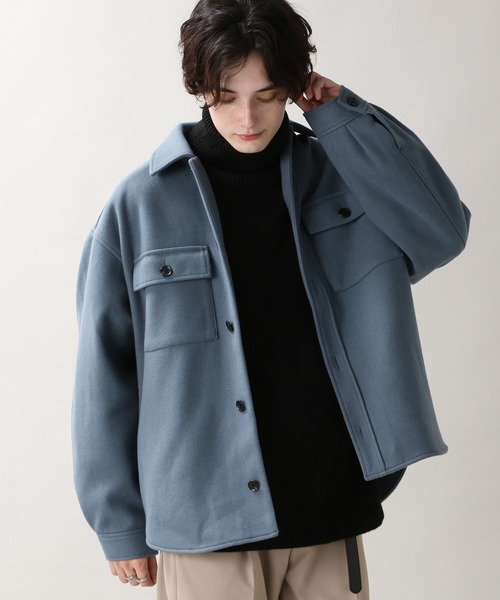 RAGEBLUE（レイジブルー）の「ケープメリノCPOジャケット/947228（ブルゾン・メンズ・ブラック/ブラウン/オフホワイト/ブルー/オリーブ・MEDIUM/LARGE）」の15枚目の写真