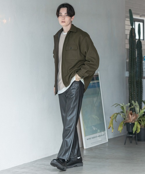 RAGEBLUE（レイジブルー）の「ケープメリノCPOジャケット/947228（ブルゾン・メンズ・ブラック/ブラウン/オフホワイト/ブルー/オリーブ・MEDIUM/LARGE）」の6枚目の写真