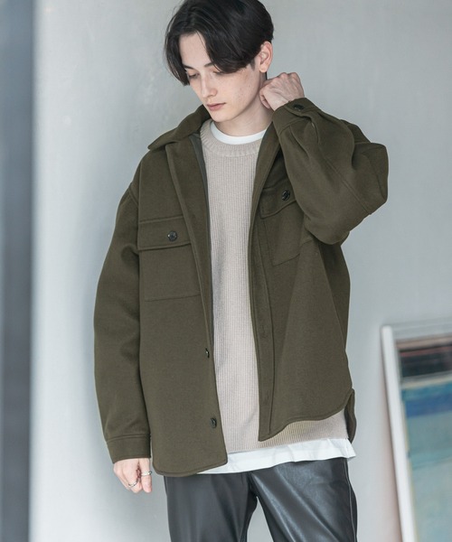 RAGEBLUE（レイジブルー）の「ケープメリノCPOジャケット/947228（ブルゾン・メンズ・ブラック/ブラウン/オフホワイト/ブルー/オリーブ・MEDIUM/LARGE）」の7枚目の写真