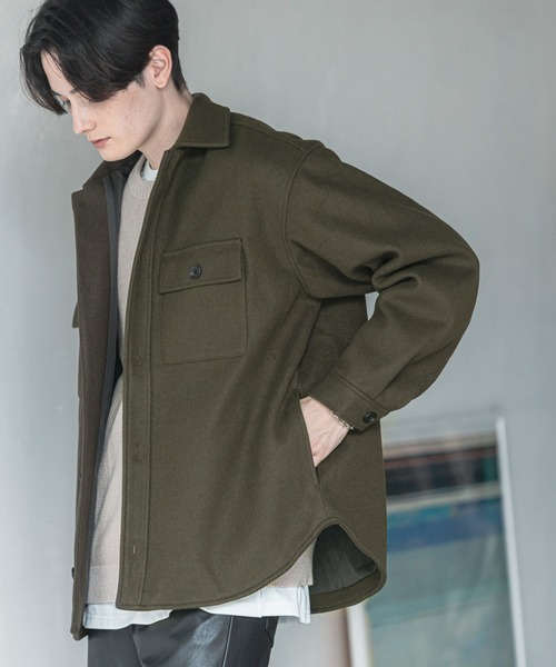 RAGEBLUE（レイジブルー）の「ケープメリノCPOジャケット/947228（ブルゾン・メンズ・ブラック/ブラウン/オフホワイト/ブルー/オリーブ・MEDIUM/LARGE）」の8枚目の写真