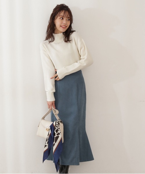 PROPORTION BODY DRESSING(プロポーションボディドレッシング)の「ハイウエストマーメイドスカート / 1211220104(スカート・レディース・グリーン/ピンク/グレー・SMALL/MEDIUM)」の2枚目の写真