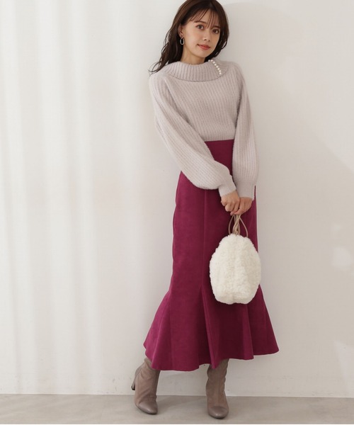 PROPORTION BODY DRESSING(プロポーションボディドレッシング)の「ハイウエストマーメイドスカート / 1211220104(スカート・レディース・グリーン/ピンク/グレー・SMALL/MEDIUM)」の13枚目の写真