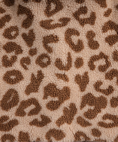 CIAOPANIC TYPY（チャオパニックティピー）の「【KIDS】【ZOZOTOWN限定】レオパードアニマルボアカーディガン（ノーカラージャケット・キッズ・ブラック/ベージュ/オフホワイト・SMALL/X-LARGE/MEDIUM/XX-LARGE/LARGE）」の14枚目の写真