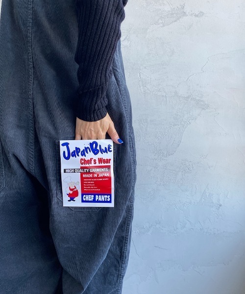 JAPAN BLUE JEANS（ジャパンブルージーンズ）の「[JAPAN BLUE/ジャパンブルー] コーデュロイ シェフオーバーオール（サロペット/オーバーオール・レディース・オフホワイト/シルバーグレー/チャコール・S/M/L）」の20枚目の写真