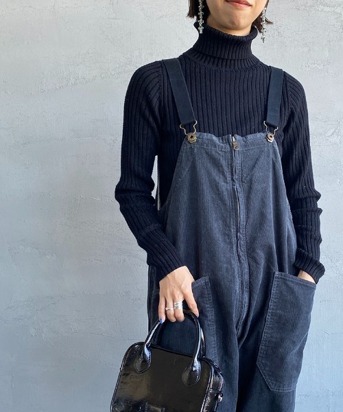 JAPAN BLUE JEANS（ジャパンブルージーンズ）の「[JAPAN BLUE/ジャパンブルー] コーデュロイ シェフオーバーオール（サロペット/オーバーオール・レディース・オフホワイト/シルバーグレー/チャコール・S/M/L）」の19枚目の写真