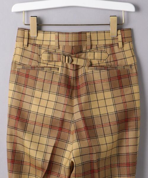 NEAT（ニート）の「別注＜NEAT（ニート）＞チェック ワンタック パンツ ■■■（その他パンツ・レディース・ベージュ/ダークブラウン・XXS/XS）」の5枚目の写真