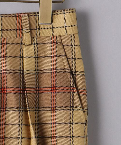 NEAT（ニート）の「別注＜NEAT（ニート）＞チェック ワンタック パンツ ■■■（その他パンツ・レディース・ベージュ/ダークブラウン・XXS/XS）」の6枚目の写真