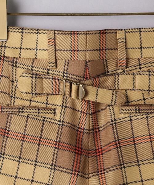 NEAT（ニート）の「別注＜NEAT（ニート）＞チェック ワンタック パンツ ■■■（その他パンツ・レディース・ベージュ/ダークブラウン・XXS/XS）」の8枚目の写真