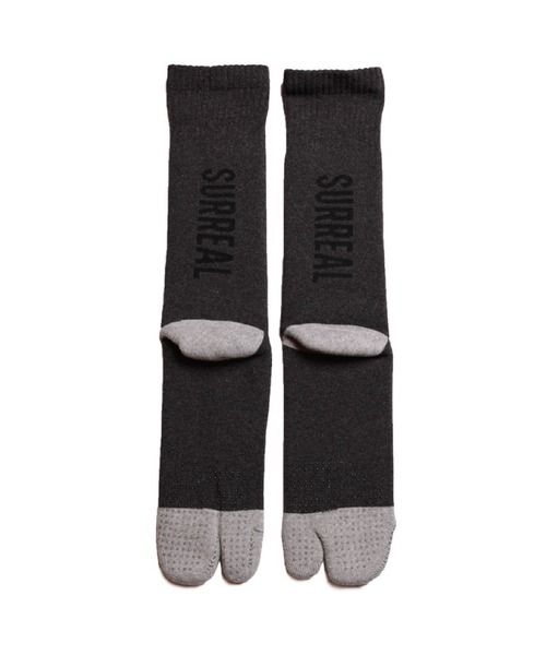 SURREAL(シュルリアル)の「【SURREAL/シュルリアル】Geil_ Organic Cotton Socks(ソックス/靴下・メンズ・チャコールグレー/ホワイト/カーキ・FREE)」の2枚目の写真