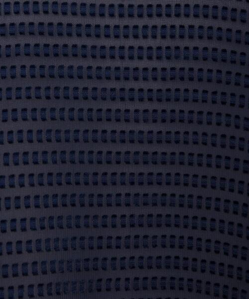 Drawer（ドゥロワー）の「＜Drawer（ドゥロワー）＞ カットジャカードクルーネックブラウス（シャツ/ブラウス・レディース・ネイビー・36/38）」の9枚目の写真