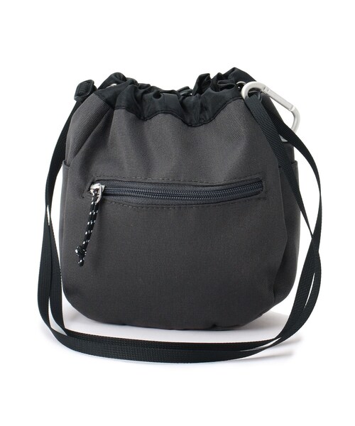 SHOO・LA・RUE(シューラルー)の「◆カラビナ付き VIAGGIO巾着ショルダー(ショルダーバッグ・レディース・チャコールグレー/ライトベージュ/ピンク系/カーキ系4・00)」の9枚目の写真