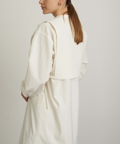 CITY TOKYO（シティトウキョウ）の「キルティングワンピース（ワンピース・レディース・ブラック/オフホワイト・FREE）」の14枚目の写真