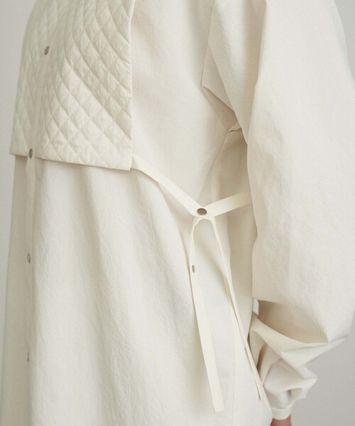 CITY TOKYO（シティトウキョウ）の「キルティングワンピース（ワンピース・レディース・ブラック/オフホワイト・FREE）」の18枚目の写真