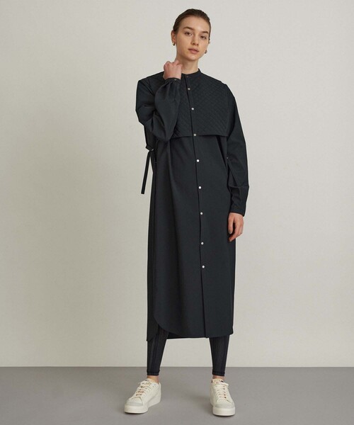 CITY TOKYO（シティトウキョウ）の「キルティングワンピース（ワンピース・レディース・ブラック/オフホワイト・FREE）」の15枚目の写真