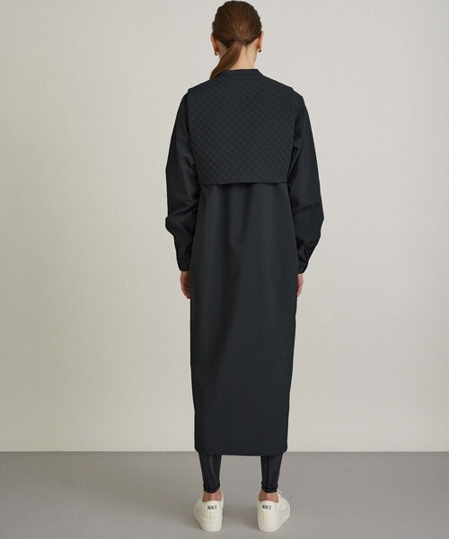 CITY TOKYO（シティトウキョウ）の「キルティングワンピース（ワンピース・レディース・ブラック/オフホワイト・FREE）」の19枚目の写真