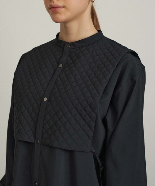 CITY TOKYO（シティトウキョウ）の「キルティングワンピース（ワンピース・レディース・ブラック/オフホワイト・FREE）」の16枚目の写真