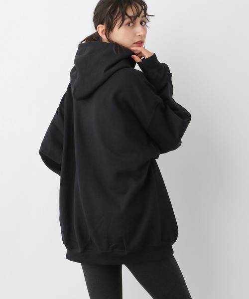 e/rm（イーアールエム）の「【e/rm】ミニiconパーカー　261842（パーカー・レディース・ブラック/オフホワイト/グレー系その他4・FREE）」の7枚目の写真