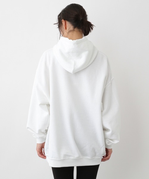 e/rm（イーアールエム）の「【e/rm】ミニiconパーカー　261842（パーカー・レディース・ブラック/オフホワイト/グレー系その他4・FREE）」の20枚目の写真