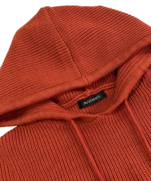 Avvenente(アベネンテ)の「【Avvenente】フーディニットセット(ニット/セーター・レディース・ブラック/ターコイズブルー/テラコッタ・FREE)」の17枚目の写真