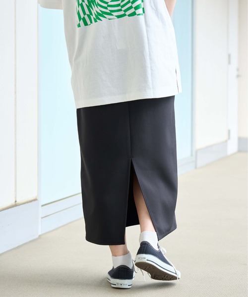 WEGO（ウィゴー）の「WEGO/ハイウエストカラーナロースカート（スカート・レディース・ブラック/ブルー系その他/ケリーグリーン・FREE）」の18枚目の写真